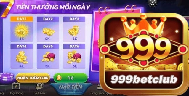 Tham gia 999bet - Báo danh mỗi ngày nhận thưởng 